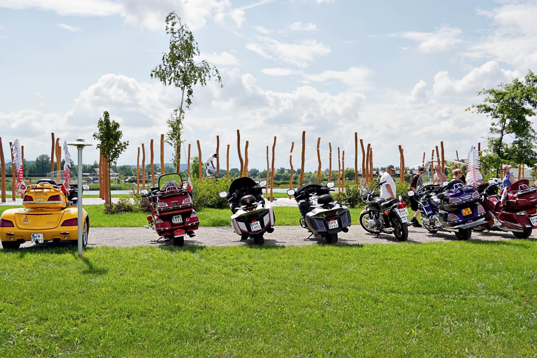 Zlot miłośników motocykli Honda Goldwing